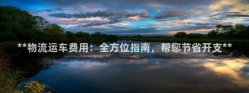 28圈注册教程：**物流运车费用：全