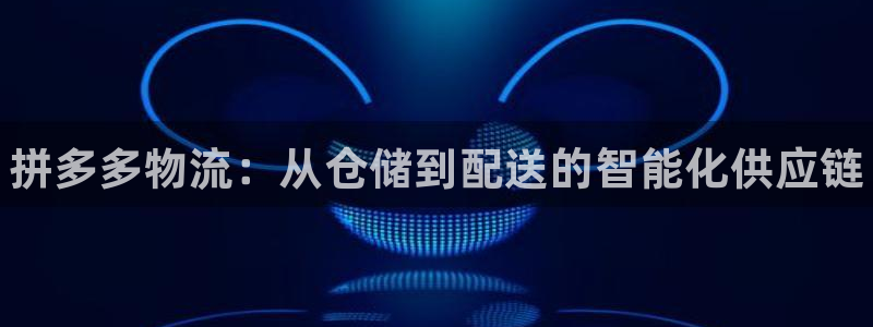 28圈推广链接是多少钱一个：拼多多物流：从仓储到配送的智能化